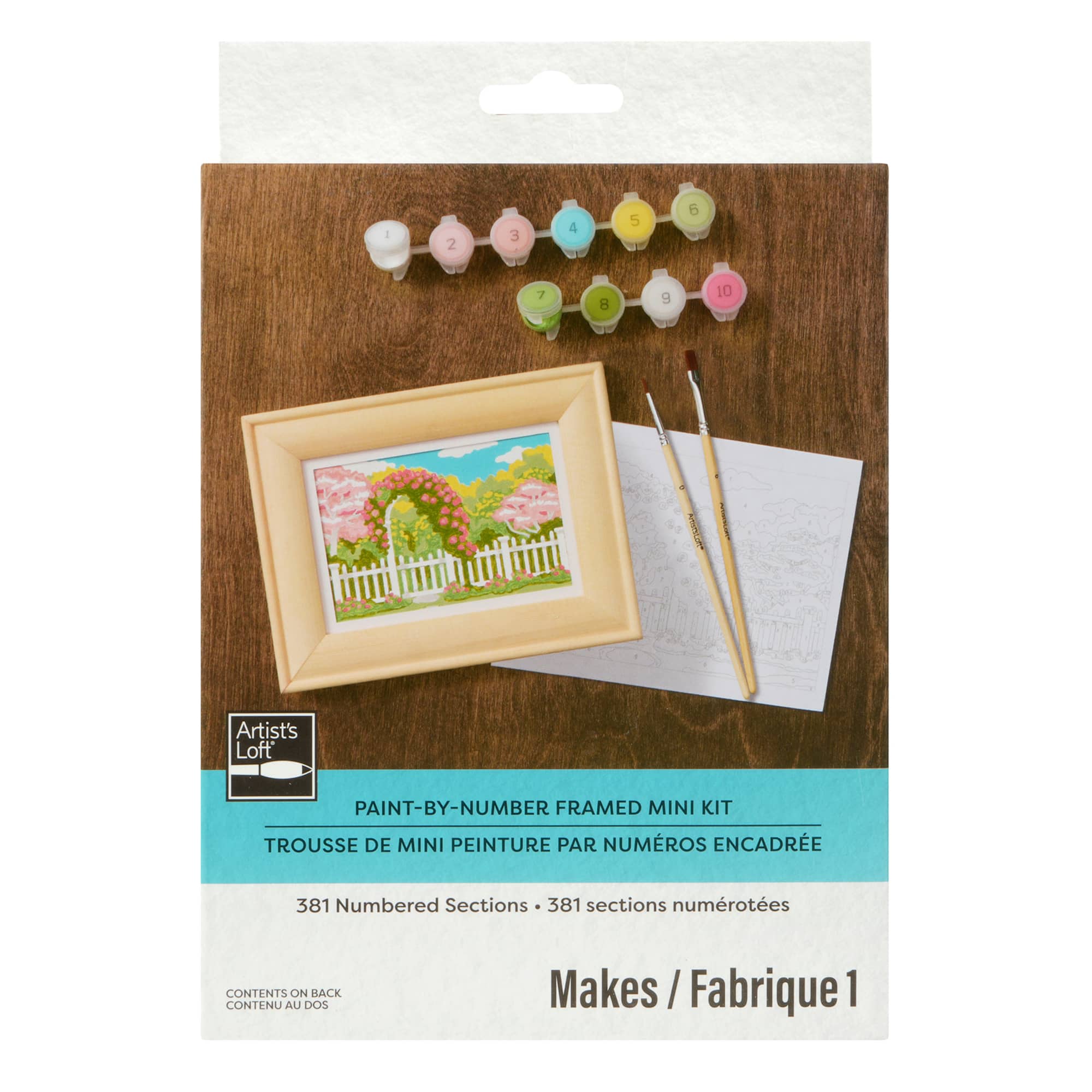 Garden Gate Paint-by-Number Framed Mini Kit by Artist's Loft®